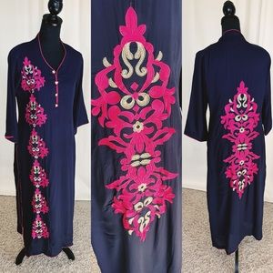 Pink/Navy Kurti
